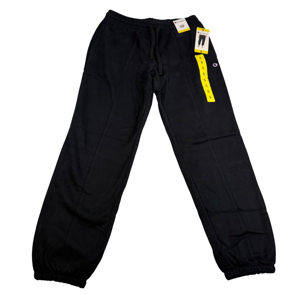 Champion Black Fleece Joggers Sweatpants Mens Small NWT 1630482